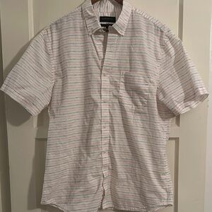 Banana Republic Striped White Shirt